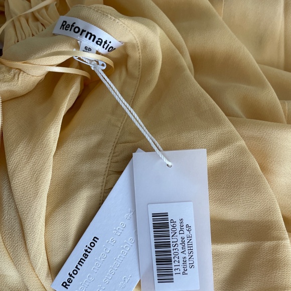 Reformation Petite Andee Dress size 6 - Picture 6 of 6